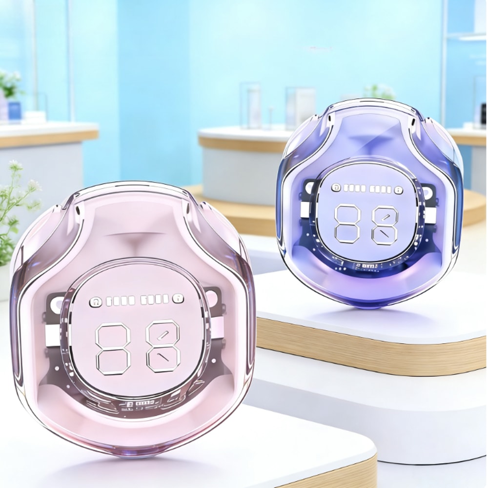 T8 Wireless Bluetooth Headset with LED Power Display Digital Wireless Earphones