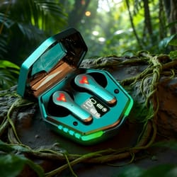 tws bluetooth earbuds with digital display wireless gaming in ear headphones