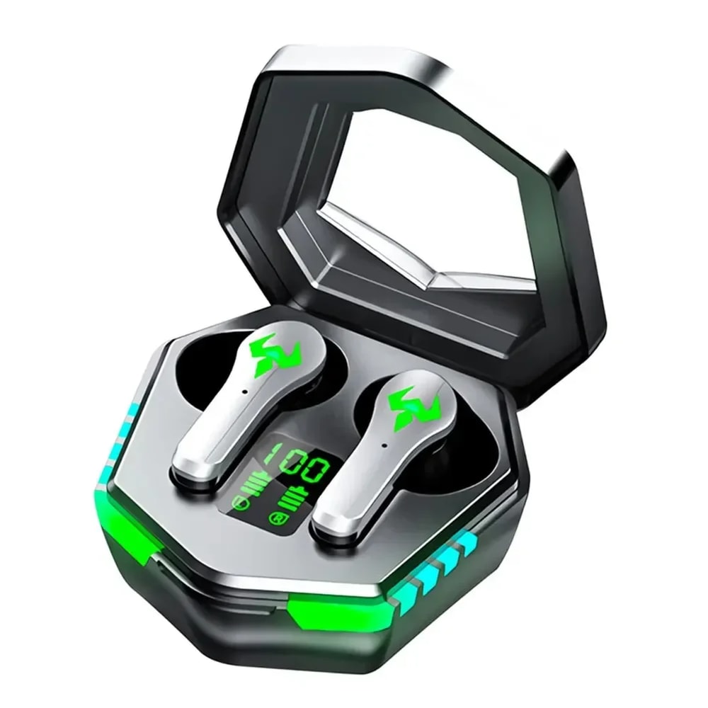 TWS Bluetooth Earbuds with Digital Display Wireless Gaming In Ear Headphones