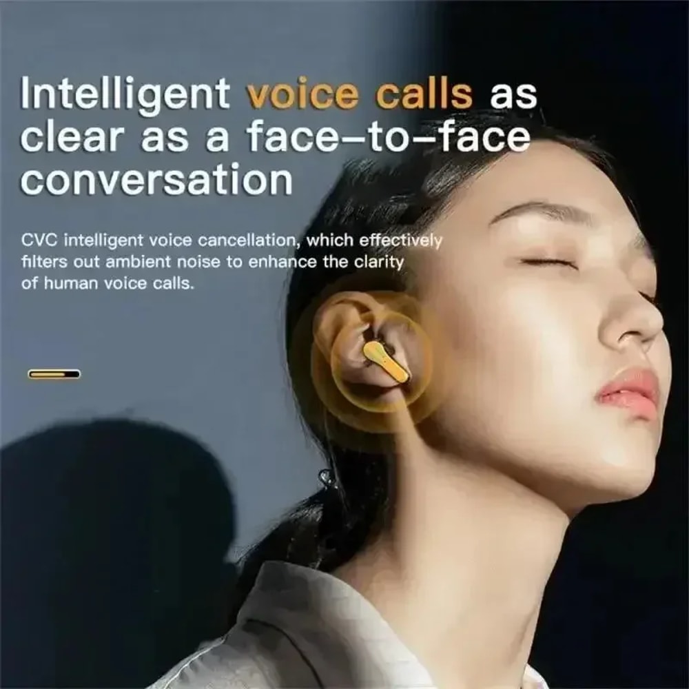 TWS Bluetooth Earbuds with Digital Display Wireless Gaming In Ear Headphones