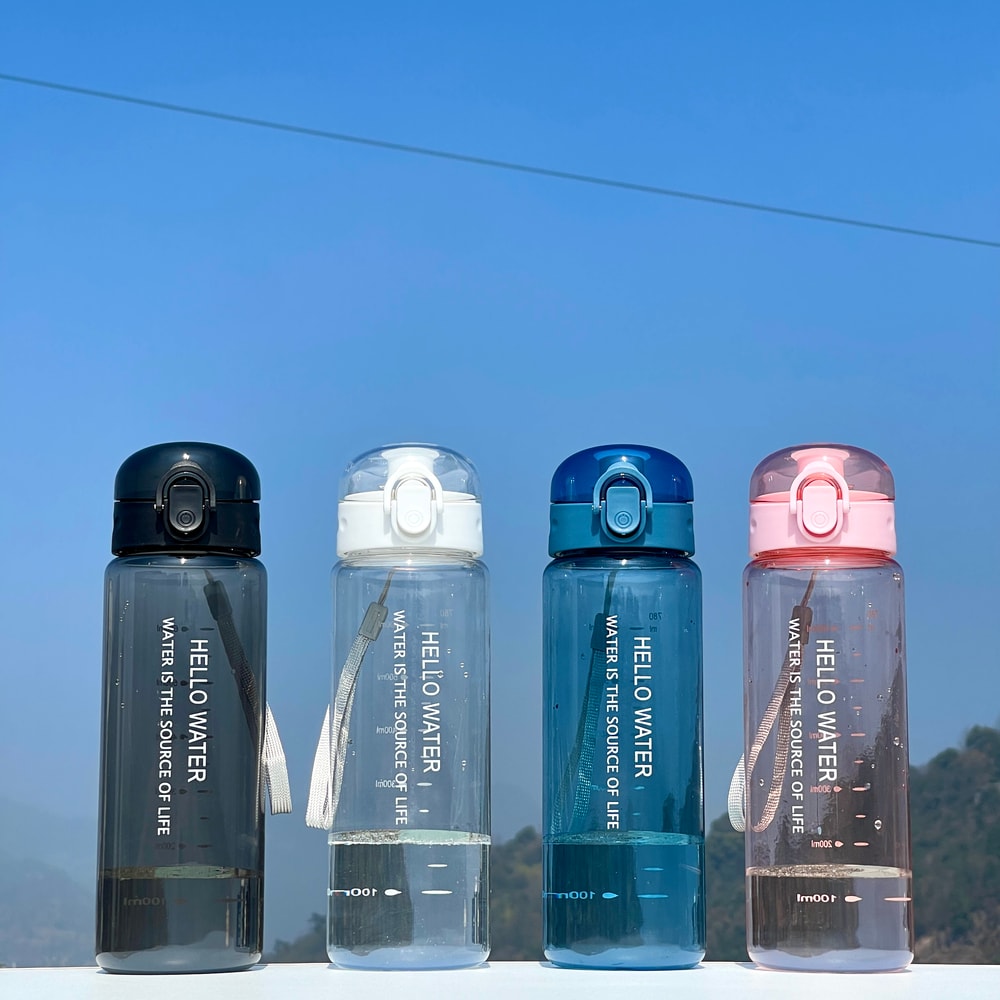 Leak Free Sports Water Bottle BPA Free Lightweight Portable For Hiking Gym And Travel 0