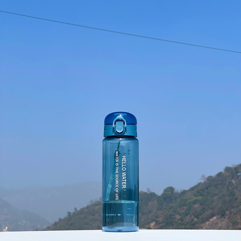 Leak Free Sports Water Bottle BPA Free Lightweight Portable For Hiking Gym And Travel 5