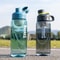 Shatterproof BPA Free Wide Mouth Water Bottle For Running Camping Fitness Easy To Clean Plastic 2