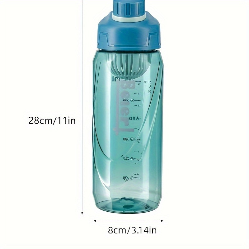 Shatterproof BPA Free Wide Mouth Water Bottle For Running Camping Fitness Easy To Clean Plastic 3