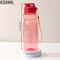 Transparent & Portable Leak Proof Shaker Sports Water Bottle with Lid for School