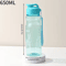 Transparent & Portable Leak Proof Shaker Sports Water Bottle with Lid for School