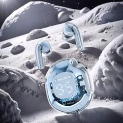 wireless bluetooth headset with led power display experience stereo sound for smartphones