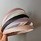 Wide Solid Retro Satin Hairbands For Women And Girls Vintage Bezel Headband 2