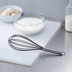 stainless steel balloon whisk perfect egg & milk beater for effortless mixing
