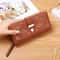 Sleek Womens Long PU Leather Wallet With Intricate Leaf Design Large Capacity Cardholder Clutch 6