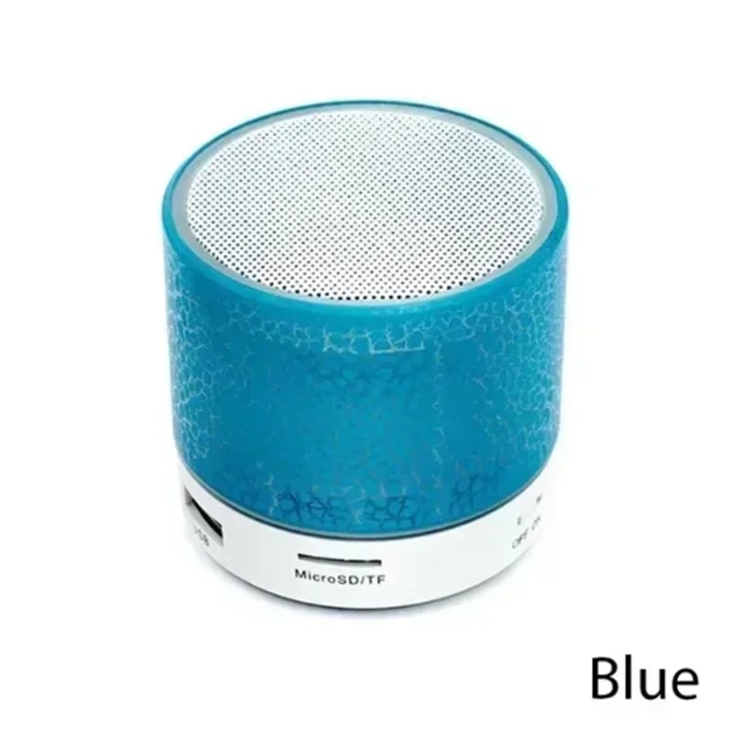 Bluetooth Mini Speaker With Colorful LED Subwoofer Wireless USB Portable Audio 6