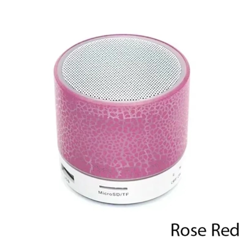 Bluetooth Mini Speaker With Colorful LED Subwoofer Wireless USB Portable Audio 7