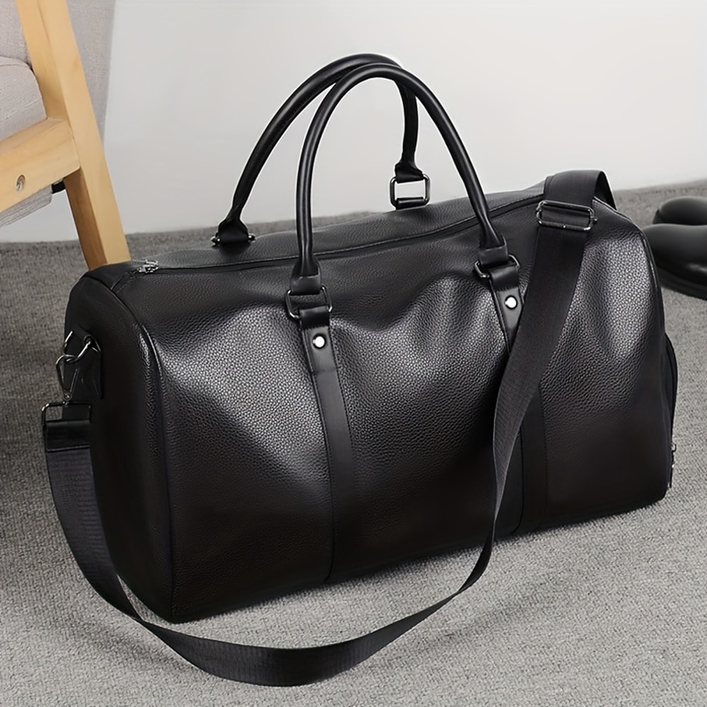 Mens Travel Fitness Shoulder Bag Large Capacity Crossbody Handbag For Everyday Use 3