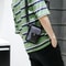 Casual Mens Multifunctional Single Shoulder Crossbody Waist Bag PU Leather Mobile Phone Bag