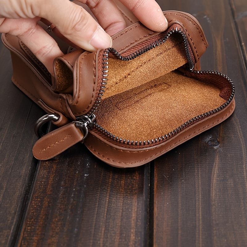 Casual Mens Multifunctional Single Shoulder Crossbody Waist Bag PU Leather Mobile Phone Bag