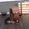 Casual Mens Multifunctional Single Shoulder Crossbody Waist Bag PU Leather Mobile Phone Bag