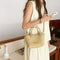 Stylish Woven Beach Bag Handheld Crossbody Rope Knot Bag For Women 0