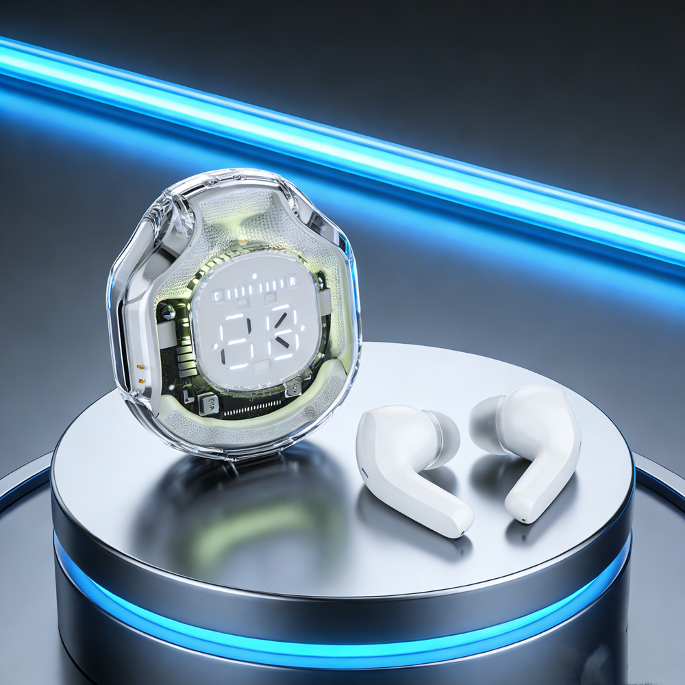 TWS Bluetooth Wireless Earbuds Noise Canceling Gaming & Sport Headphones with Bass Boost