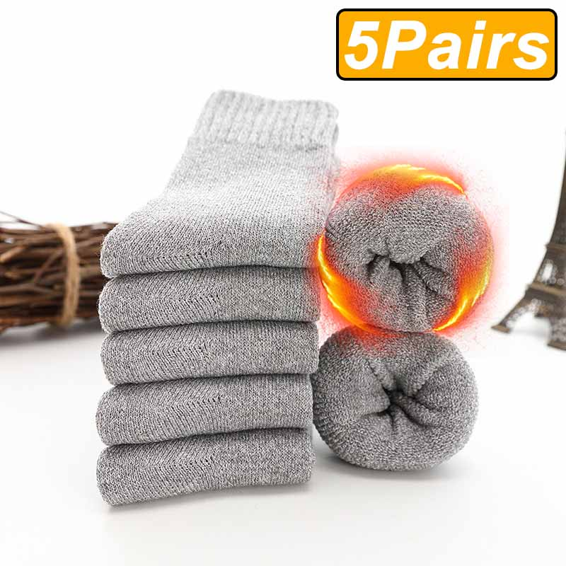 Socks For Men And Women Thick Solid Socks Super Thicker Terry Socks For Cold Snow Protection 7