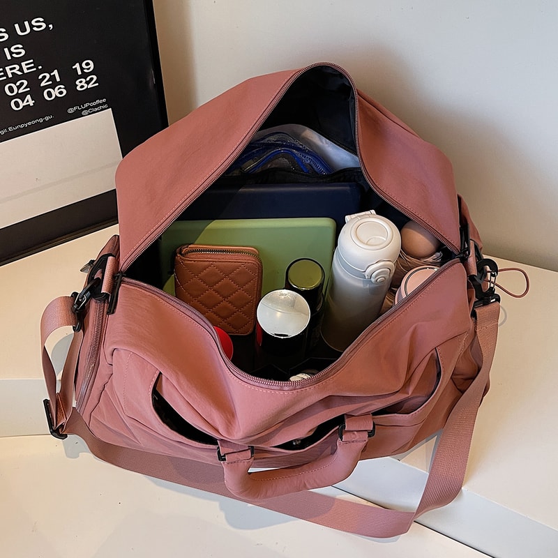 Expandable Portable Travel Bag For Men And Women Luggage With Shoe Compartment Trolley Case For Fit 4