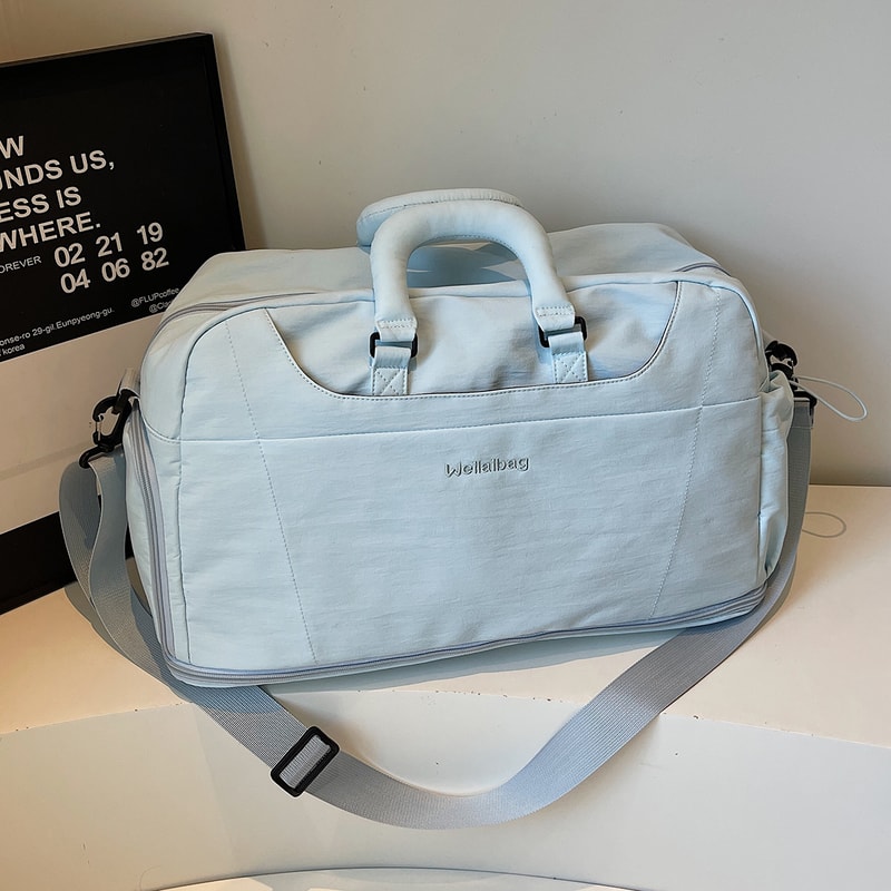 Expandable Portable Travel Bag For Men And Women Luggage With Shoe Compartment Trolley Case For Fit 8