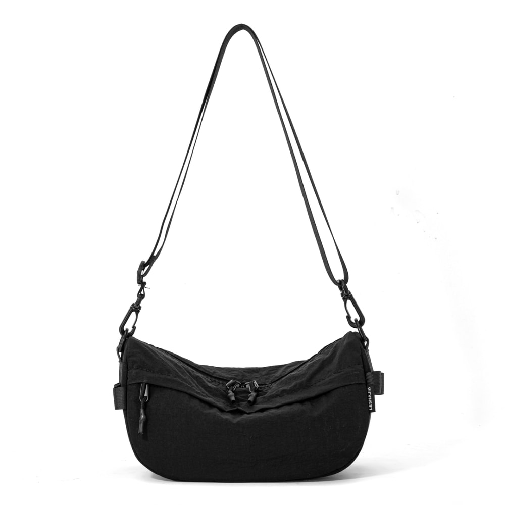 Waterproof Lightweight Nylon Crossbody Bag Trendy Unisex Multi Pocket Phone Bag For Hiking And Shop 6