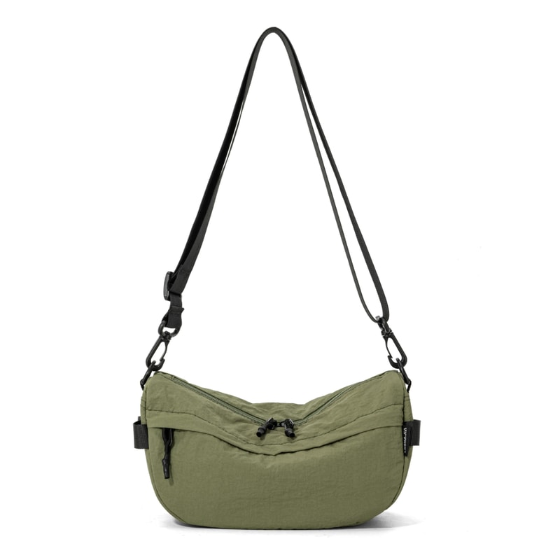 Waterproof Lightweight Nylon Crossbody Bag Trendy Unisex Multi Pocket Phone Bag For Hiking And Shop 8