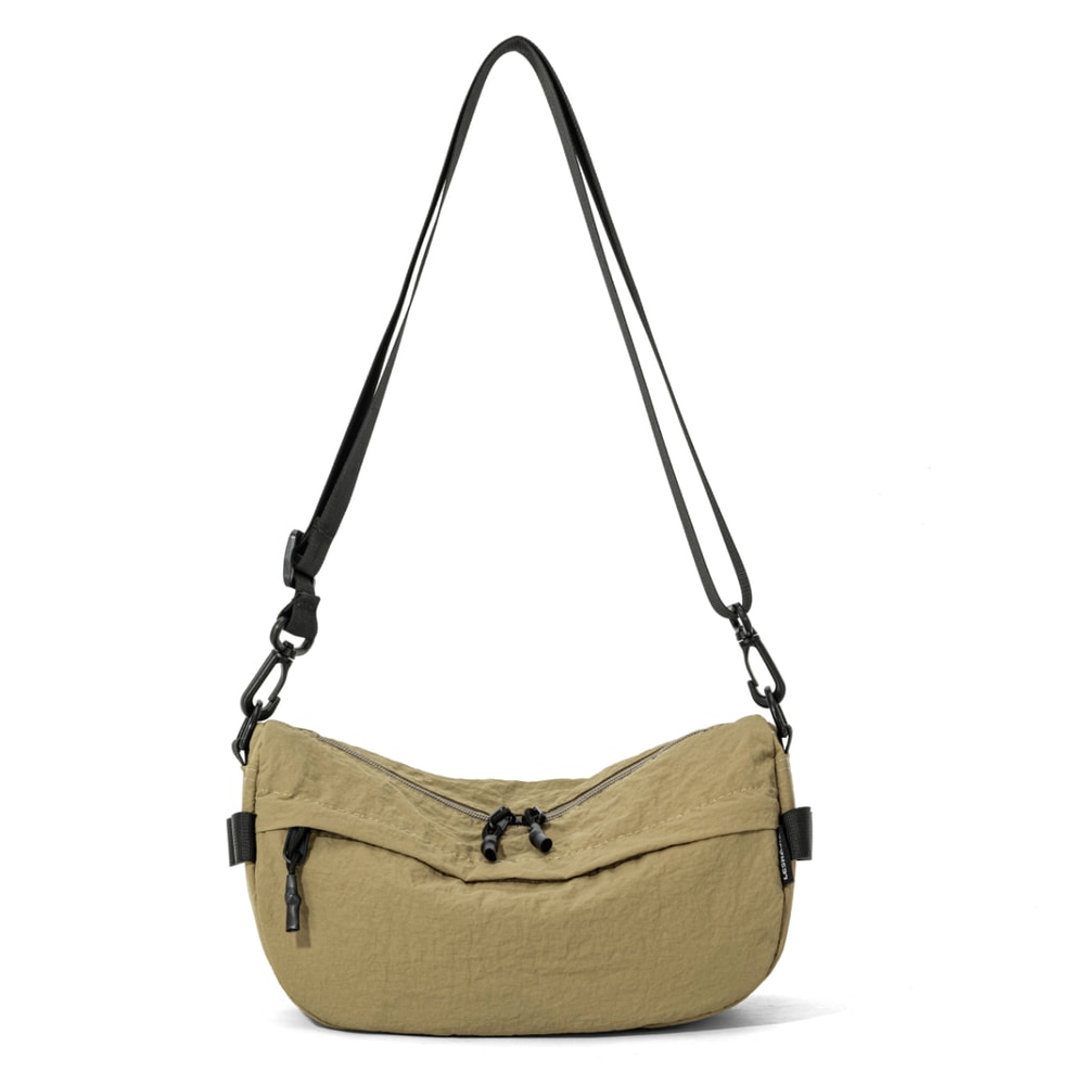 Waterproof Lightweight Nylon Crossbody Bag Trendy Unisex Multi Pocket Phone Bag For Hiking And Shop 9