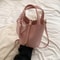 Stylish Large Capacity Womens Bucket Bag Commuter Handbag With Crossbody Option For Daily Use 6