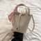 Stylish Large Capacity Womens Bucket Bag Commuter Handbag With Crossbody Option For Daily Use 7