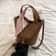 Stylish Large Capacity Womens Bucket Bag Commuter Handbag With Crossbody Option For Daily Use 8