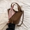 Stylish Large Capacity Womens Bucket Bag Commuter Handbag With Crossbody Option For Daily Use 8