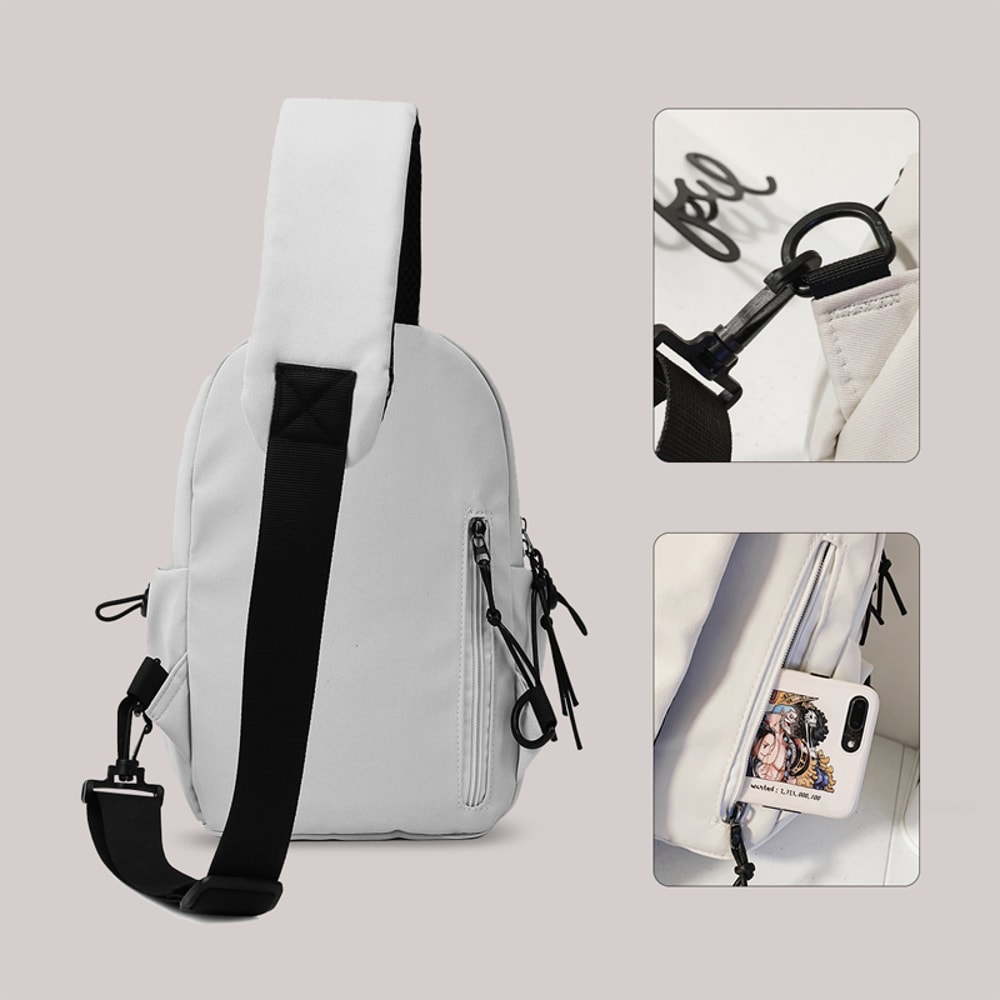 Versatile Crossbody Backpack for Men & Women Stylish Single Shoulder Chest Bag for Everyday Use