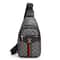 Mens Casual Crossbody Shoulder Bag Multi Pocket Lightweight Chest Bag With Earphone Hole 6