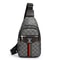 Mens Casual Crossbody Shoulder Bag Multi Pocket Lightweight Chest Bag With Earphone Hole 6