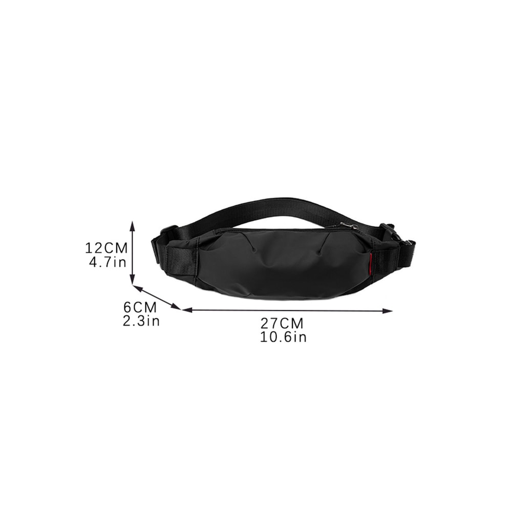 Mens Outdoor Sports Fanny Pack Stylish Cycling Running Travel Waist Bag With Phone Pouch 1