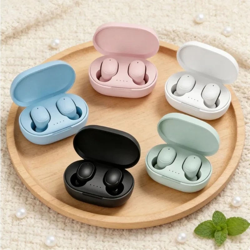 TWS Wireless Bluetooth Earbuds with Mic Noise Cancelling Bluetooth Headphones for Calls & Music