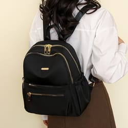 versatile neutral color backpack for men & women travel & study ready