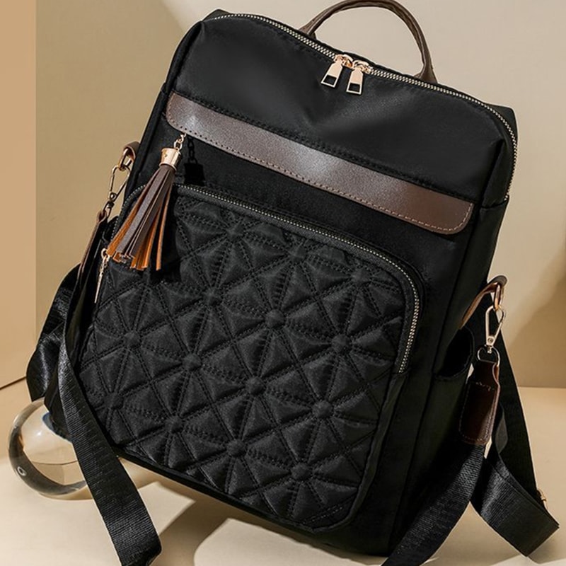 Neutral Color Square Backpack For Men And Women Stylish And Practical For Travel And Study 1