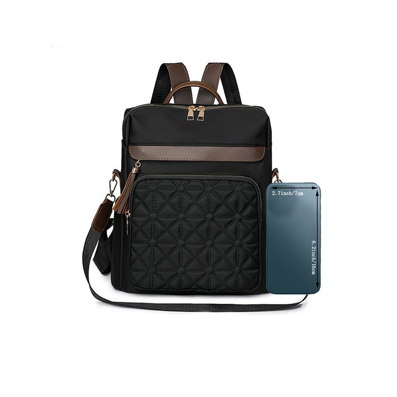 Neutral Color Square Backpack For Men And Women Stylish And Practical For Travel And Study 3