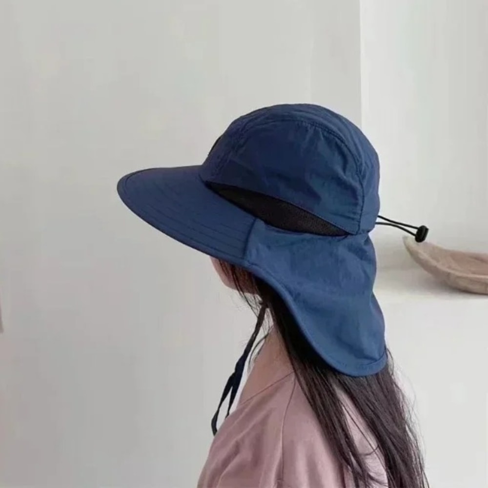 Summer Wide Brim Bucket Hat For Outdoor Protection Unisex Quick Drying Panama Sunscreen Visor For F 1