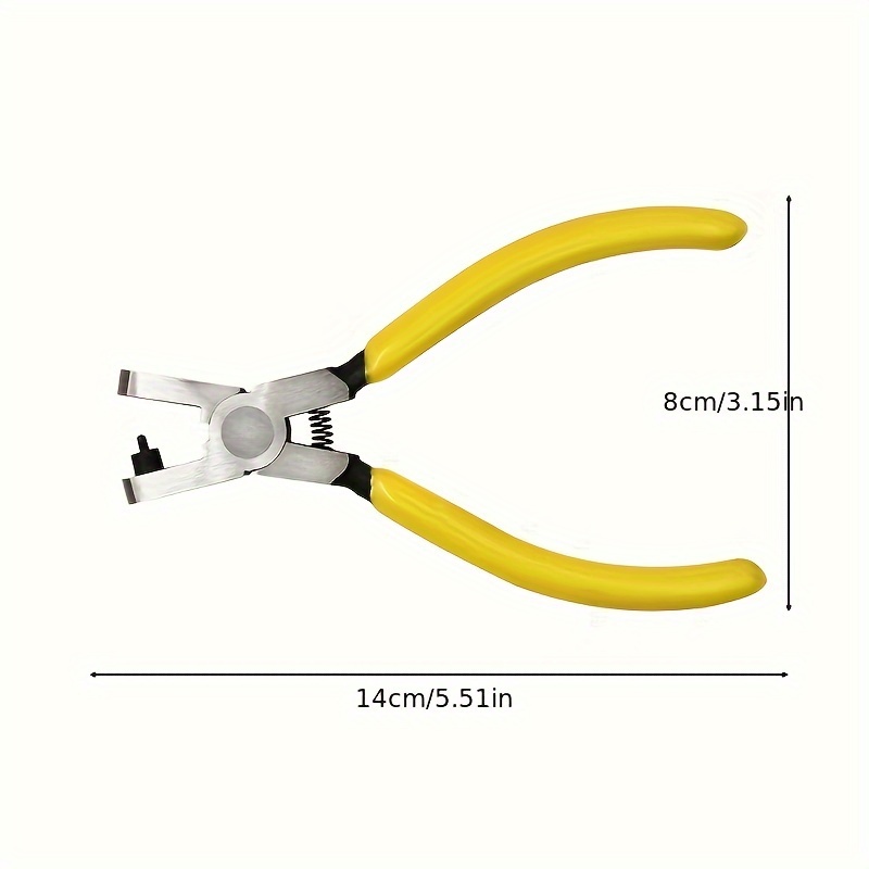 Leather Hole Punch Plier Effortless Tool for Belt Dog Collar Shoe Craft & Thin Strap Repair