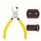 Leather Hole Punch Plier Effortless Tool for Belt Dog Collar Shoe Craft & Thin Strap Repair