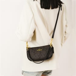 elegant womens pu leather shoulder bag designer luxury crossbody handbag