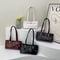 Vintage PU Leather Shoulder Bag for Women Stylish Commuter Handbag & Purse