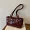 Vintage PU Leather Shoulder Bag for Women Stylish Commuter Handbag & Purse