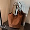 Vintage PU Leather Shoulder Bag for Women Chic Underarm Commuting Handbag Versatile Hot Sale Purses