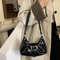 Retro Pleated Hobo Shoulder Bag Stylish Maillard Underarm Handbag For Women Perfect For Travel Sho 1