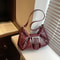 Retro Pleated Hobo Shoulder Bag Stylish Maillard Underarm Handbag For Women Perfect For Travel Sho 3