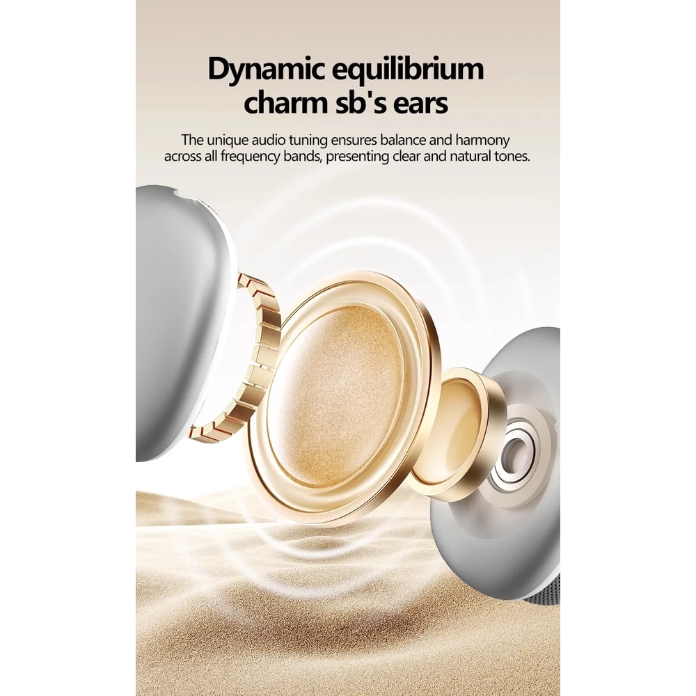 Air Max Bluetooth Wireless Headphones Over Ear Pro Max Headset Pods